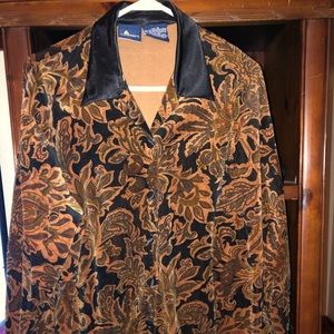 Lizsport soft buttondown blouse size 1x